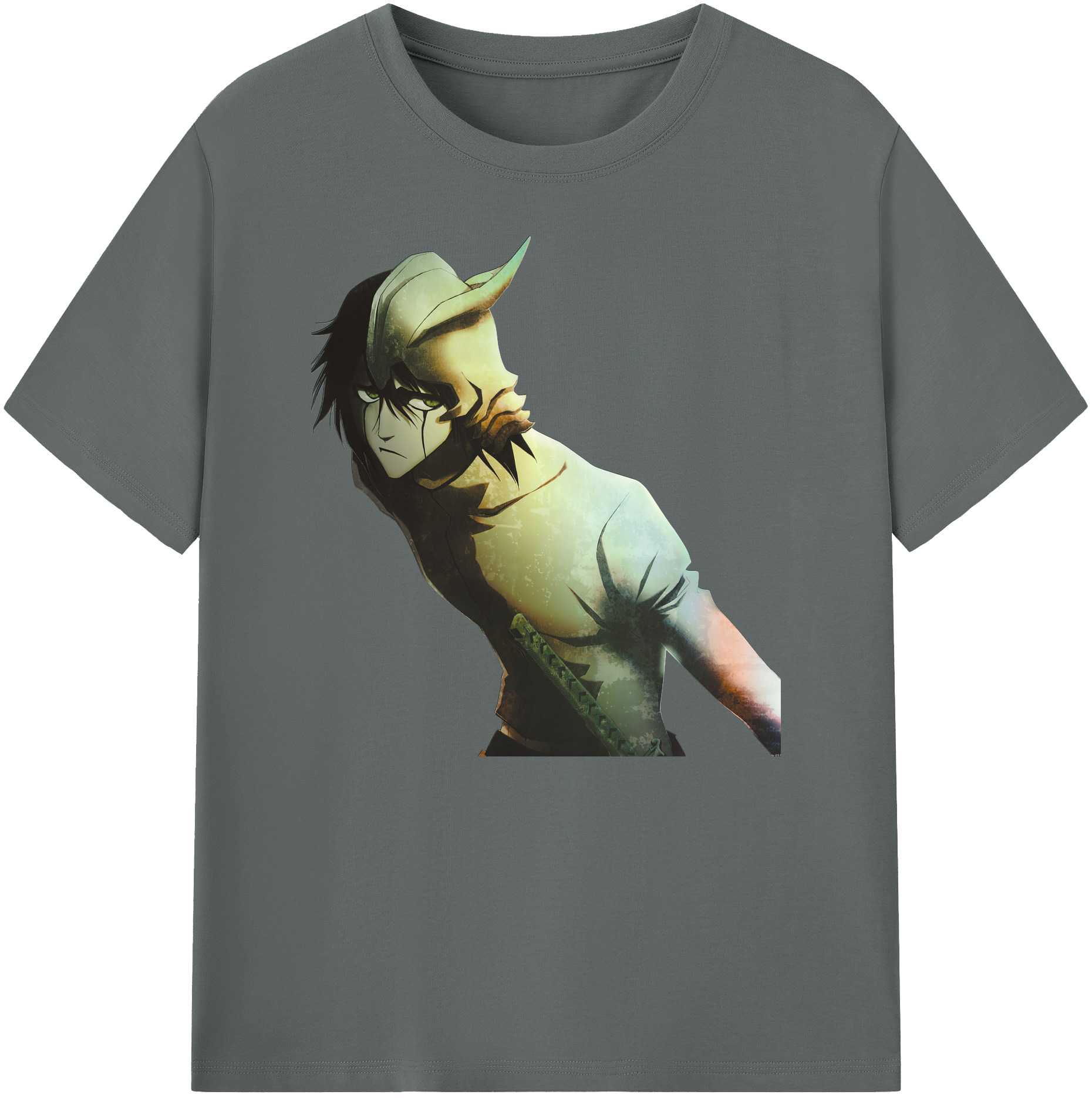 （画像用） ブリーチ ウルキオラ·シファー BLEACH Ulquiorra cifer 綿100％ メンズ半袖Tシャツ｜肌触りやわらか＆通気性
